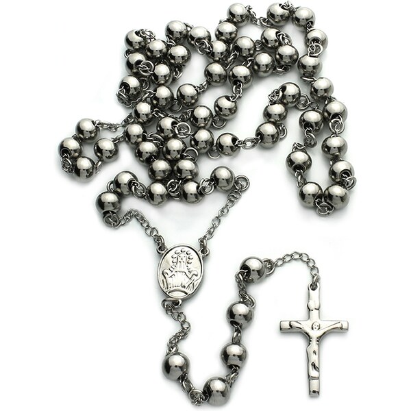 BM Jewellery Náhrdelník ruženec z chirurgickej ocele S356120 10399998