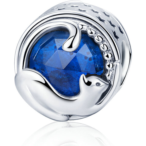 Emporial strieborný prívesok Hravá mačka 58183298