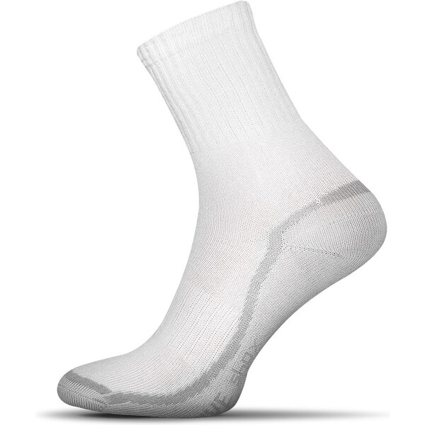 Buďchlap Biele pohodlné pánske ponožky Sensitive 5478115