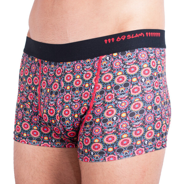 Pánske boxerky 69SLAM hip flower skull 34409614