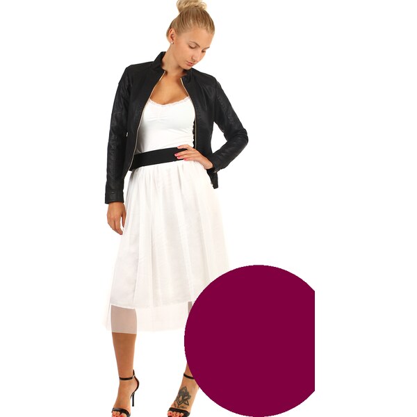 Glara Dámska tylová midi sukňa 48217851