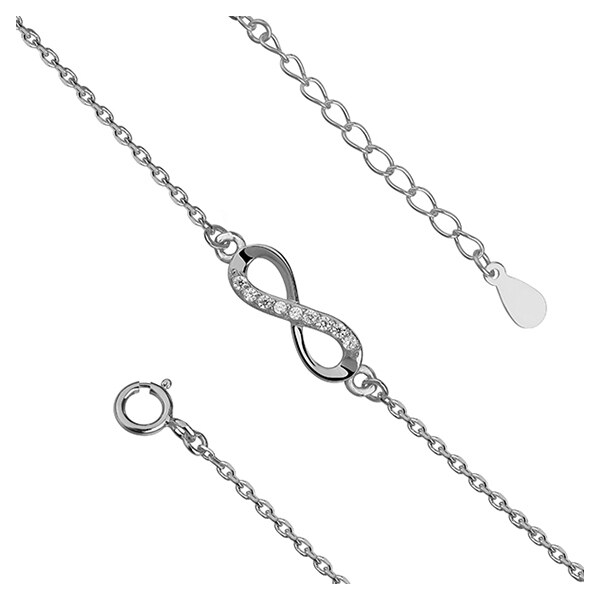 Olivie Strieborný náramok NEKONEČNO 1508 9398919