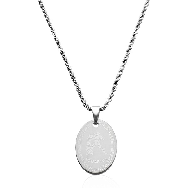 BM Jewellery Náhrdelník s príveskom v znamení zverokruhu - Vodnár 10400030