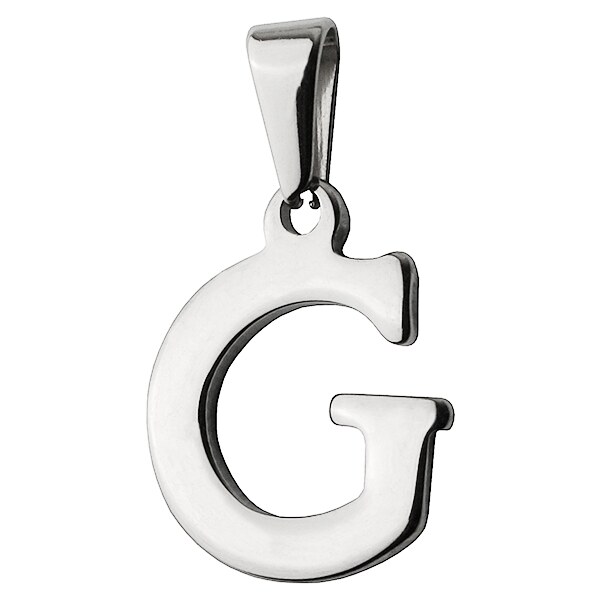 BM Jewellery Prívesok písmeno G z chirurgickej ocele S402015 20962789