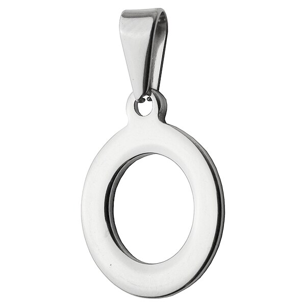 BM Jewellery Prívesok písmeno O z chirurgickej ocele S410015 20962797