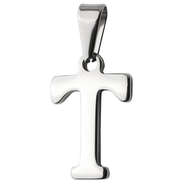 BM Jewellery Prívesok písmeno T z chirurgickej ocele S412015 20962799