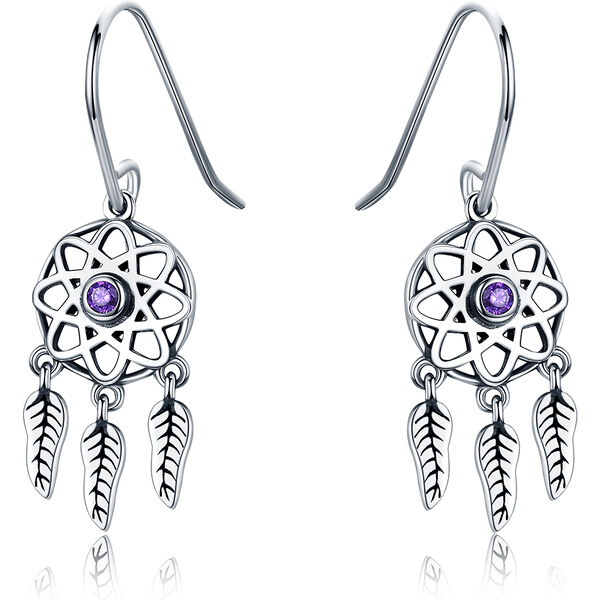 Emporials strieborné náušnice Lapač snov SCE394 28294604