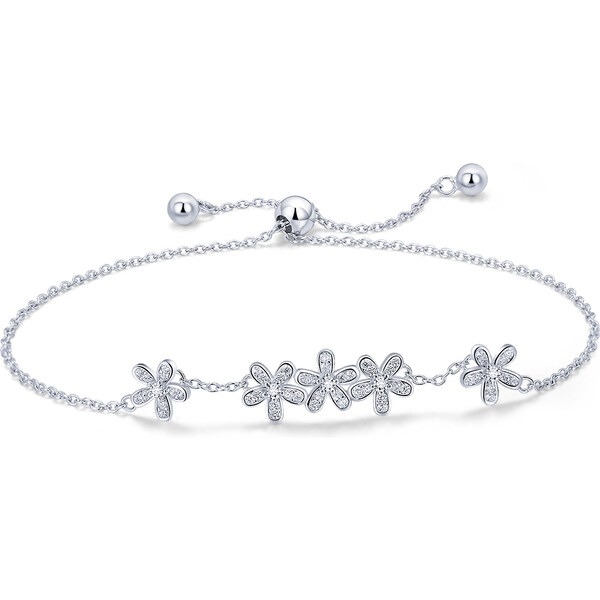 Emporial strieborný náramok Oslnivé sedmokrásky SCB084 24547157