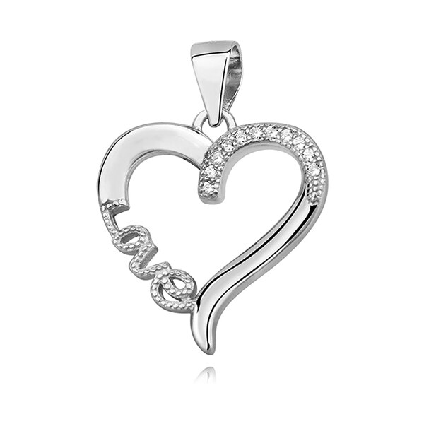 Olivie Strieborný prívesok SRDCE LOVE 1600 61704536