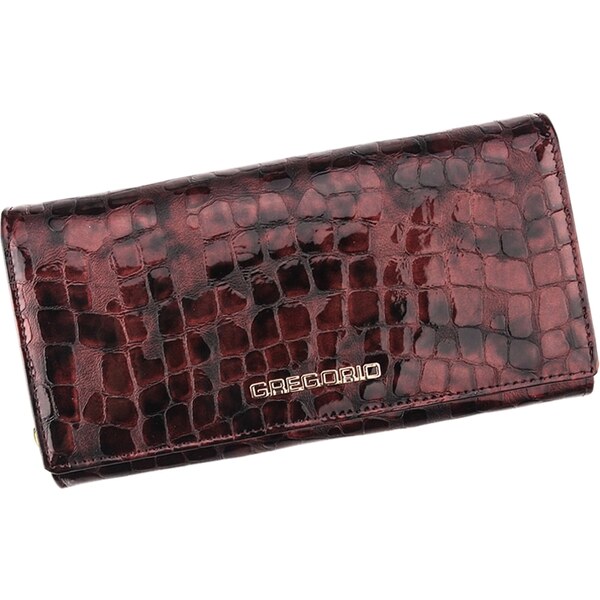 Gregorio Kožená višňová dámska peňaženka v darčekovej krabičke 21229521