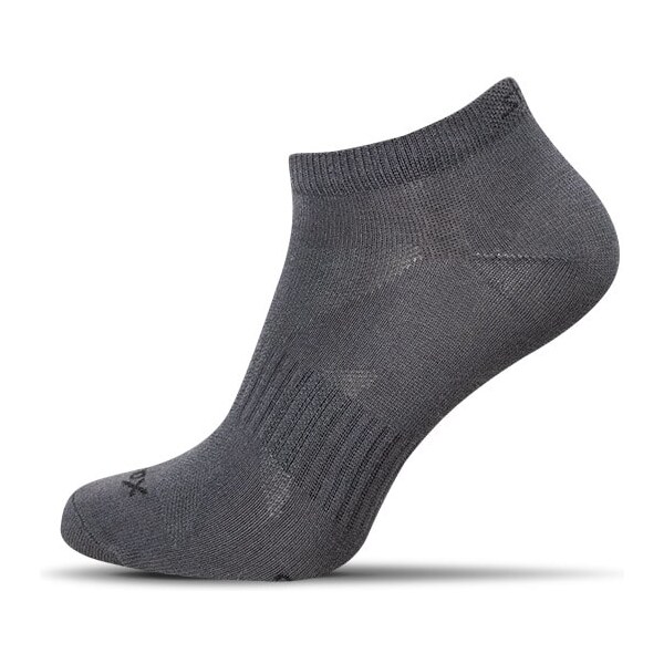 Buďchlap TMAVO-ŠEDÉ PÁNSKE ČLENKOVÉ PONOŽKY 6018674