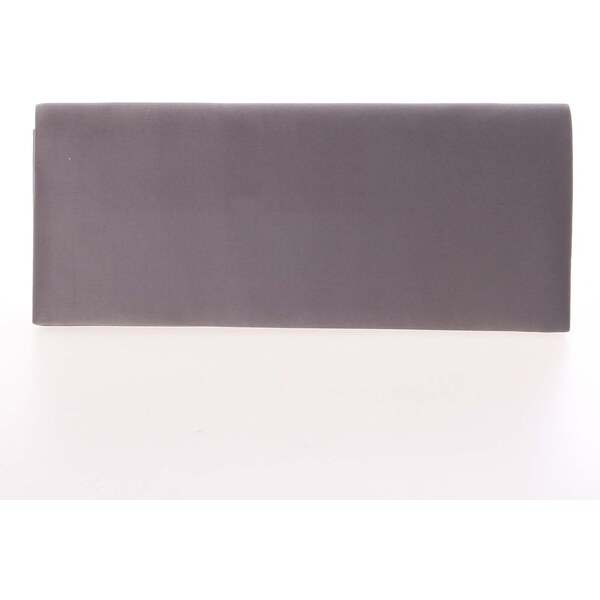 Decentná saténová listová kabelka tmavosivá - Delami P355 šedá 6045085