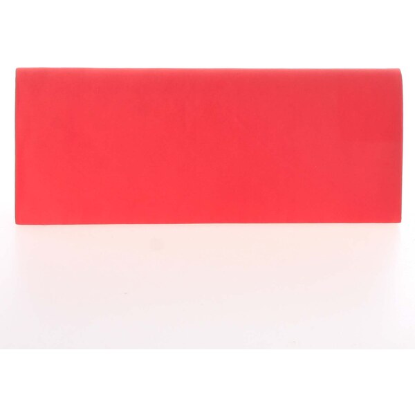 Decentná saténová listová kabelka červená - Delami P355 červená 35336020