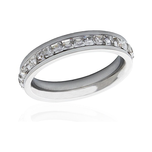 BM Jewellery Dámsky prsteň so zirkónmi z chirurgickej ocele S435070 10400075