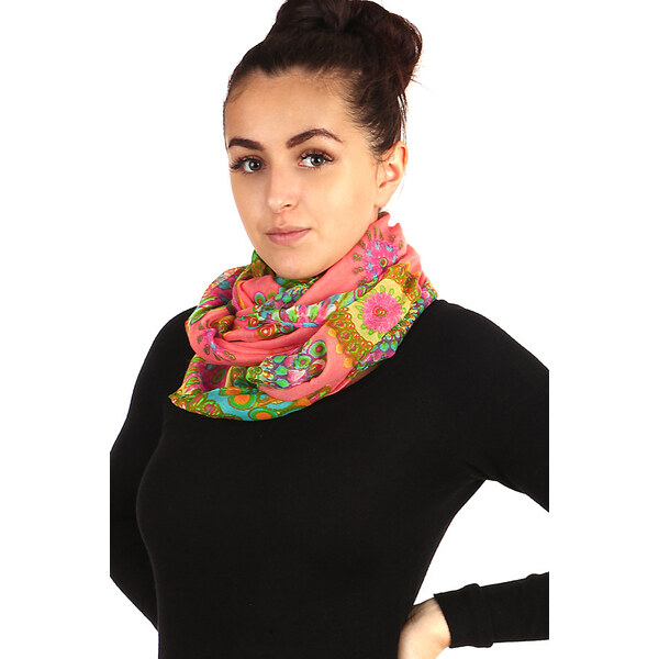 Glara Kruhová šatka s orientálnym vzorom 36987720