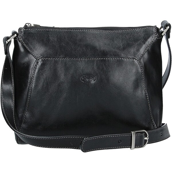 Kožená dámska crosbody kabelka Katana Selma - čierna 24847479