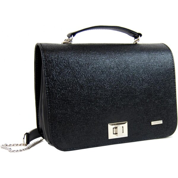 Čierna crossbody kabelka na retiazke M282 GROSSO 44581708