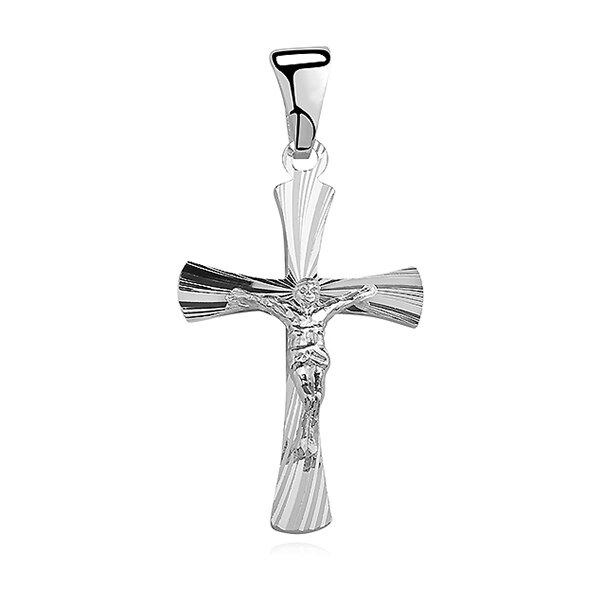 Olivie Strieborný prívesok KRÍŽIK - JEŽIŠ 1681 14270972
