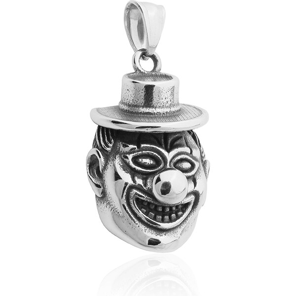 BM Jewellery Prívesok klaun z chirurgickej ocele S486080 10400116