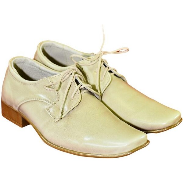 WOGRAHEN Detské béžové spoločenské topánky ANOLO 8564051