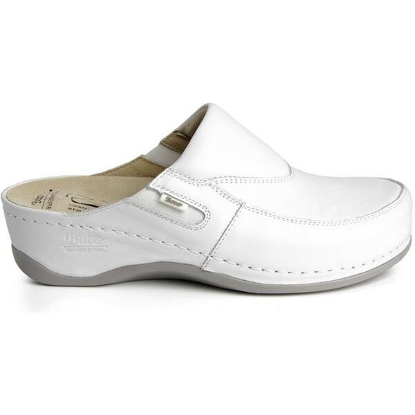 Dámske kožené biele šľapky BATZ FC10 5435476