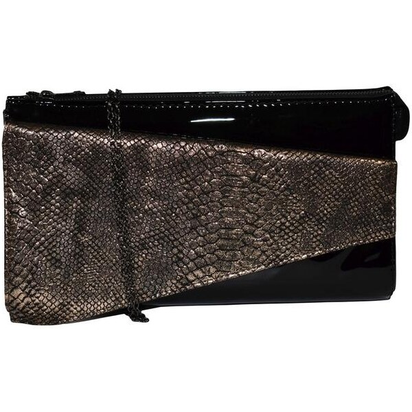 JOHN-C Dámska čierno-zlatá kabelka COLLIR 5399834