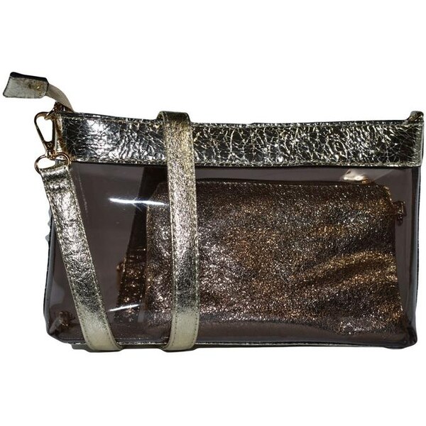 JOHN-C Dámska zlatá kabelka DELIX 5348759