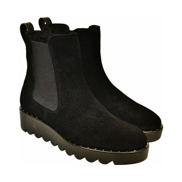 KARINO Dámske čierne kožené čižmy RAILY 4358329