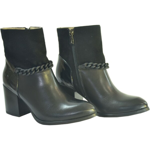 KARINO DÁMSKE ČIERNE ČLENKOVÉ ČIŽMY MARGARET 4359899