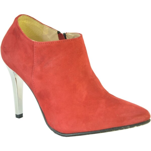 OLEKSY DÁMSKE ČERVENÉ KOŽENÉ POLTOPÁNKY THERESINE 4360101