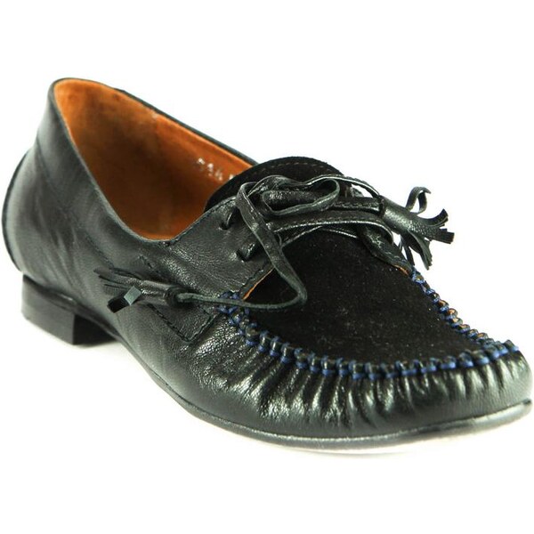 SIMEN DÁMSKE ČIERNE MOKASÍNY EWEN 4360480