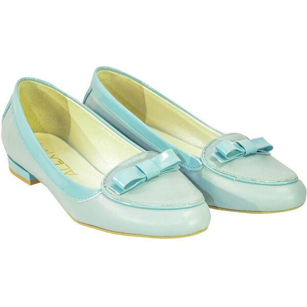 ALEX DÁMSKE MODRÉ KOŽENÉ MOKASÍNY JOY 8567749