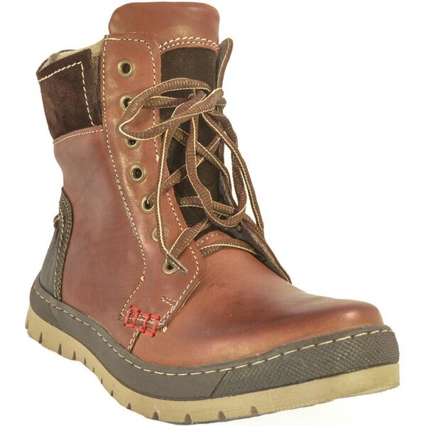 I-GUANA PÁNSKE HNEDÉ ŠPORTOVÉ ČIŽMY FLOYD 4360772