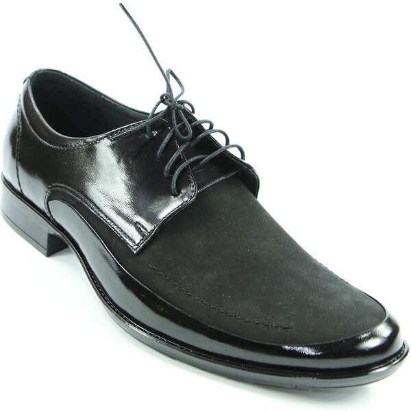 BASSO LAVAGIO PÁNSKE ČIERNE KOMBINOVANÉ POLTOPÁNKY MILES 4361262