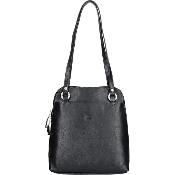 Dámska kožená batôžky kabelka Katana Cindy - čierna 24847471