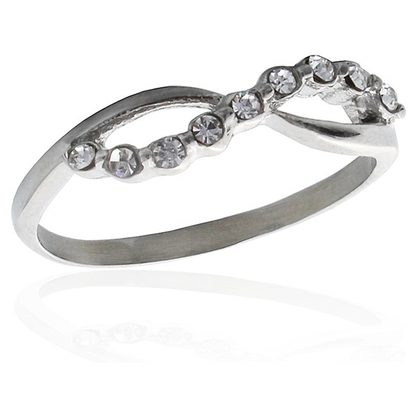 BM Jewellery Dámsky prsteň nekonečno sa zirkónmi S519080 10400150