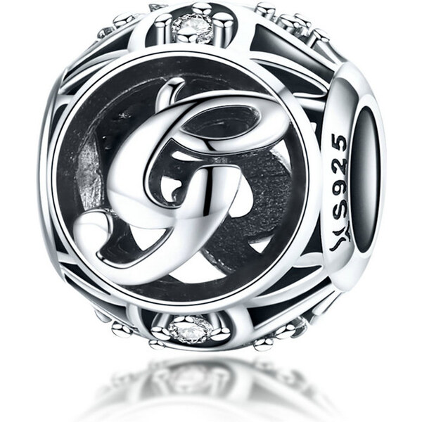 Emporial strieborný prívesok korálka Písmeno G 24464416