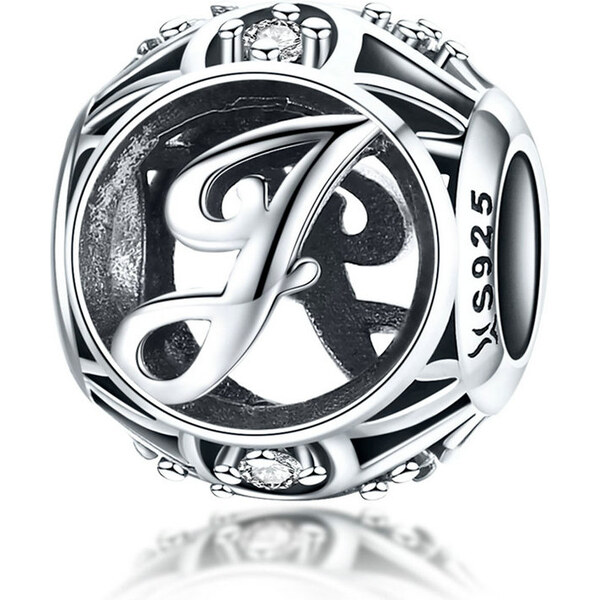 Emporial strieborný prívesok korálka Písmeno J 24464419