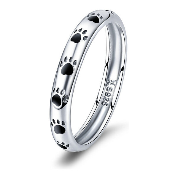 Emporial strieborný prsteň Packa labka 28777755