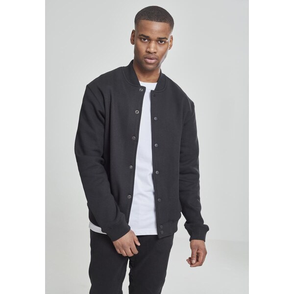 Urban Classics Mens College Jacket - Black 50650516