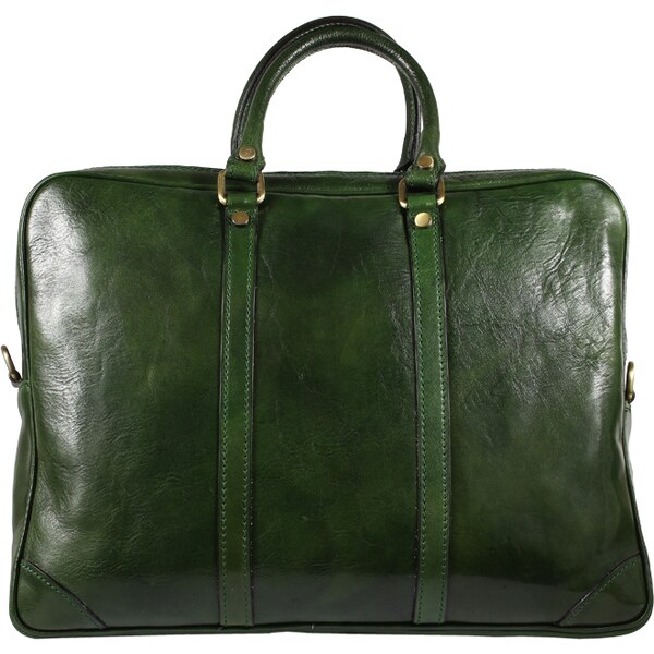 Zelená kožená talianska kabelka Alano Verde NovaKabelka.sk 7119868