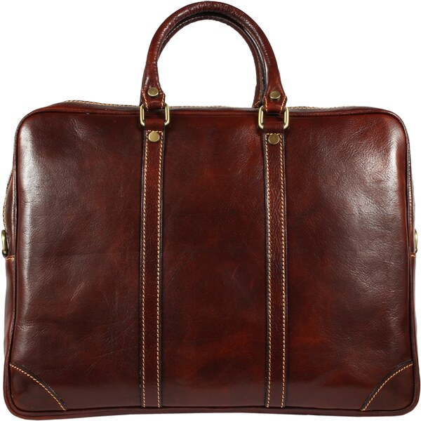 Hnedá kožená talianska kabelka Alano Marrone NovaKabelka.sk 51046031