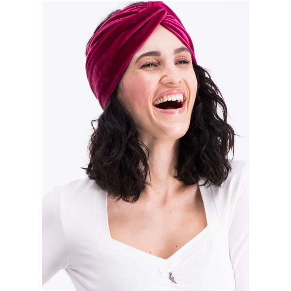 Blutsgeschwister Ružová Zamatová Čelenka 7076644