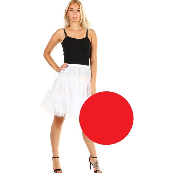 Glara Krátka tylová spodnička pod šaty a sukne 19481321