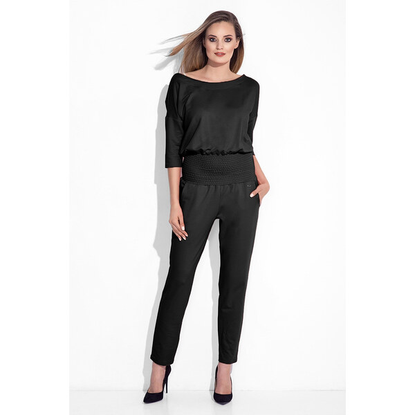 Bavlnený overal Bien Fashion - čierny 34144497