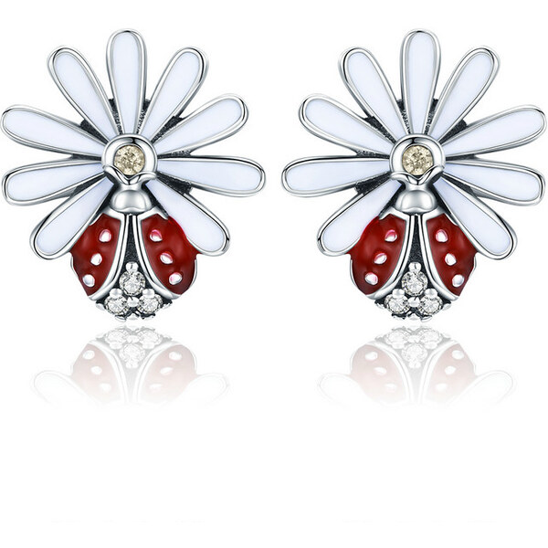 Emporial strieborné náušnice Oslnivé sedmokrásky SCE459 28285948