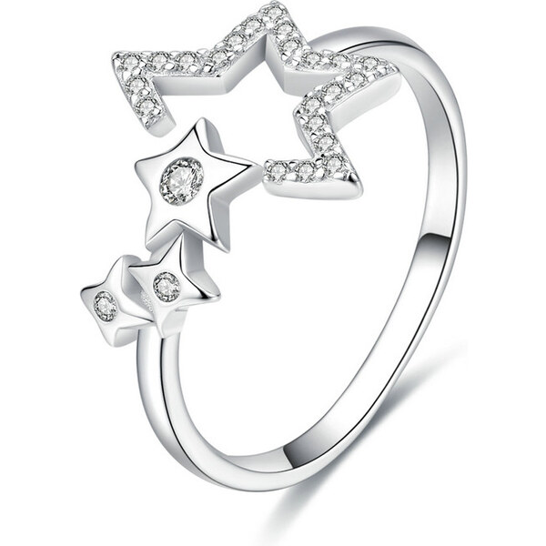 Emporial strieborný prsteň Hviezda splnených prianí 31368904