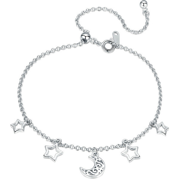 Emporial strieborný náramok Padajúce hviezdy SCB107 24547158