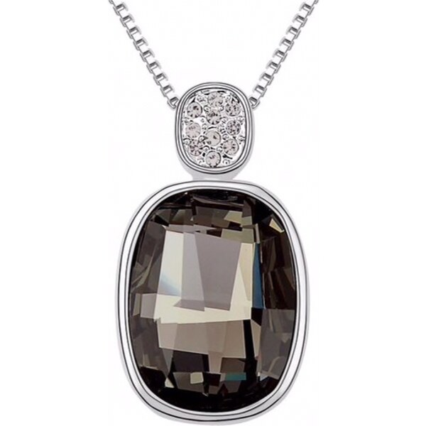 Glory Náhrdelník ovál so zirkónmi Swarovski elements 184 7825910