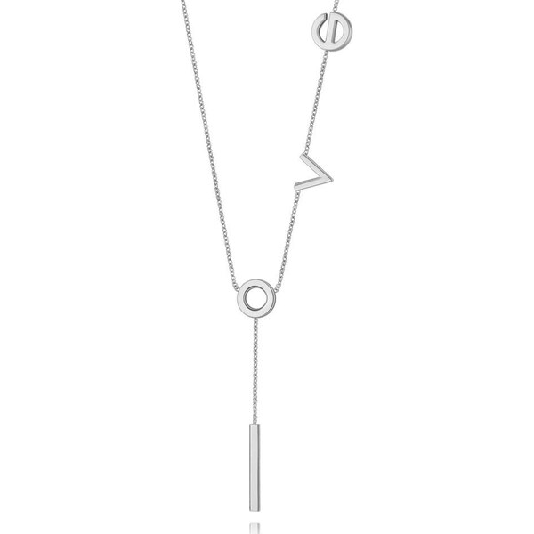 Glory Náhrdelník LOVE strieborná 102 7964911